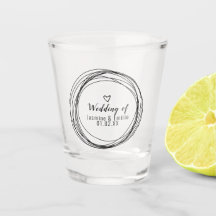 Anéis Pretos Coração Casamento Logotipo Nome Casai