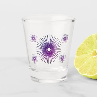 Copo De Shot Angestelle Design Purple STARBURST