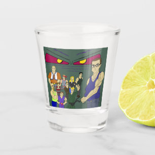 Copo De Shot animação de colegas inspirada 