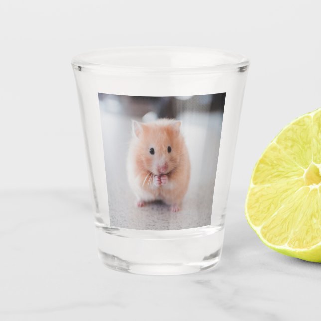 Copo De Shot Animais de amores de hamster (Frente)