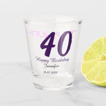 aniversário de 40 anos adicionar nome data ano flo