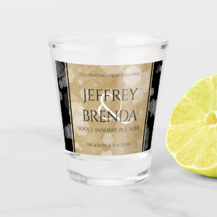 Copo De Shot Aniversário de Casamento de Papel da Elegante 1rua