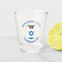 Anjo Personalizado do Hanukkah com Bandeira Israel