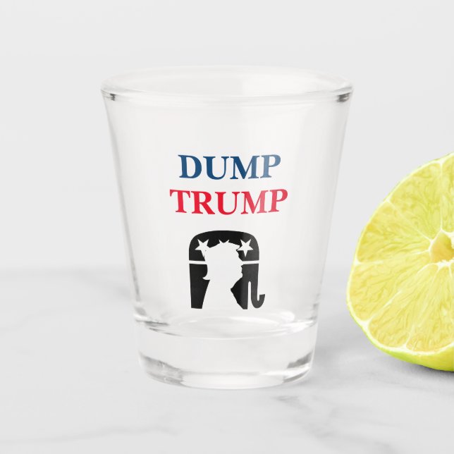 Copo De Shot Anti-Presidente Donald Trump Política (Frente)