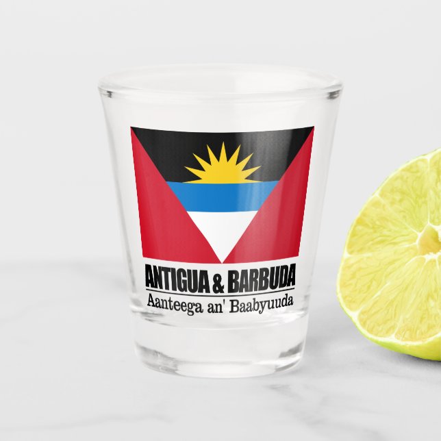 Copo De Shot Antígua e Barbuda (Frente)