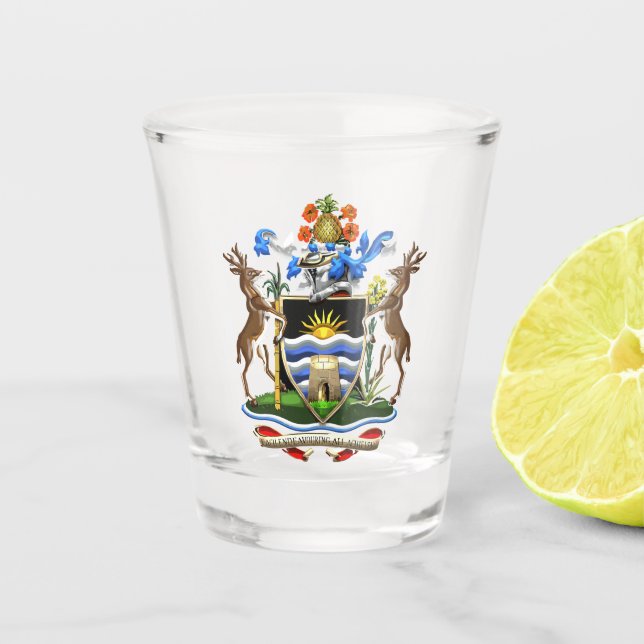 Copo De Shot Antígua e Barbuda (Frente)