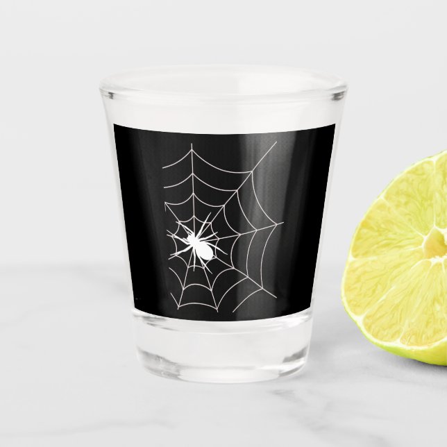 Copo De Shot Anunciamento de Gravidez na Web Spider Halloween (Frente)