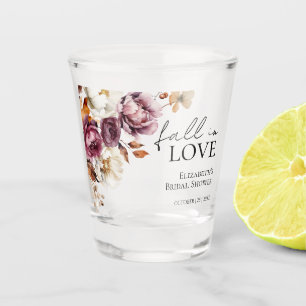 Copo De Shot Apaixonar O Chá de panela De outono Floral Da Borg