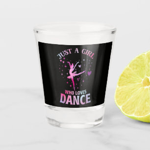 Copo De Shot Apenas Uma Garota Que Ama Dança Bailarina De Balé