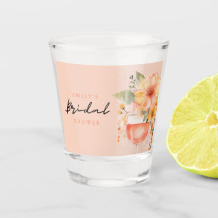 Copo De Shot Aperol Spritz Floral Chá de Noiva