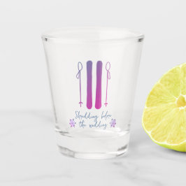 Copo De Shot Apres Ski Neon Winter Bachelorette