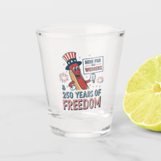 Copo De Shot Aqui pelo Wiener 250 anos de Liberdade