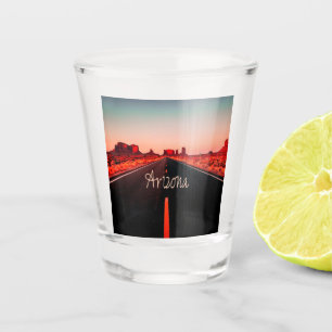 Copo De Shot Arizona Rochas Vermelhas do Deserto Sunset