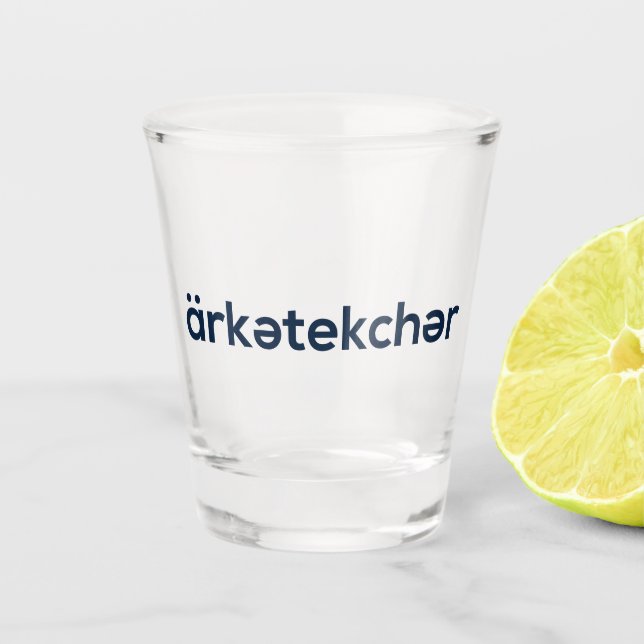 Copo De Shot Arketekcher Shot Glass (Frente)
