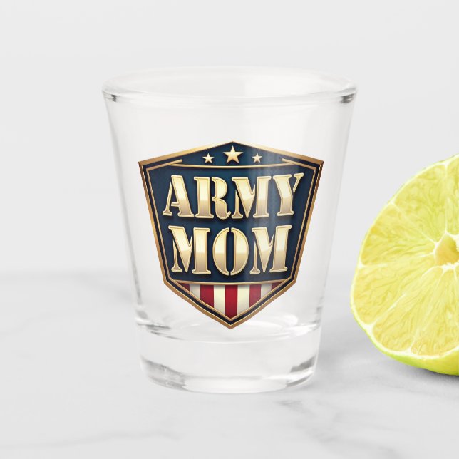 Copo De Shot Army MOM, (Frente)