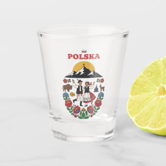 Copo De Shot Arte Popular Montanhesa da Tatra Polonesa