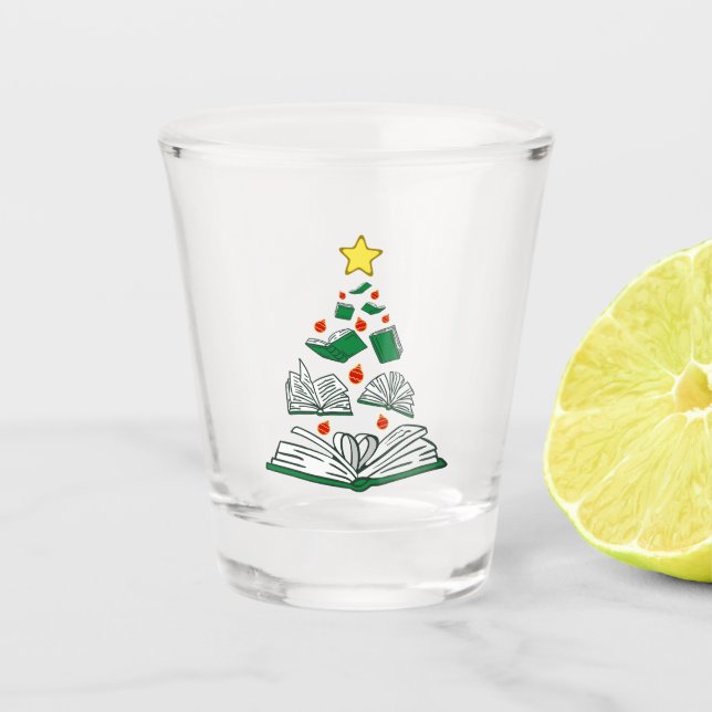 Copo De Shot Árvore de Natal de Bookie III (Frente)