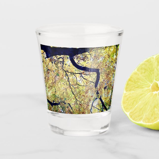 Copo De Shot As folhas estão mudando (Frente)