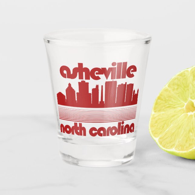 Copo De Shot Asheville, Carolina do Norte (Frente)