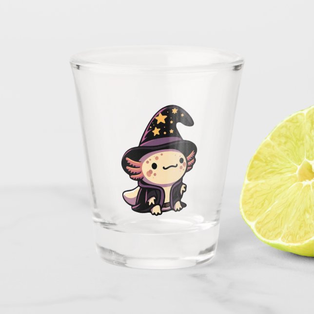 Copo De Shot Assistente Axolotl - Pet Fantasia (Frente)
