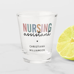 Copo De Shot Assistente de Enfermagem Personalizado