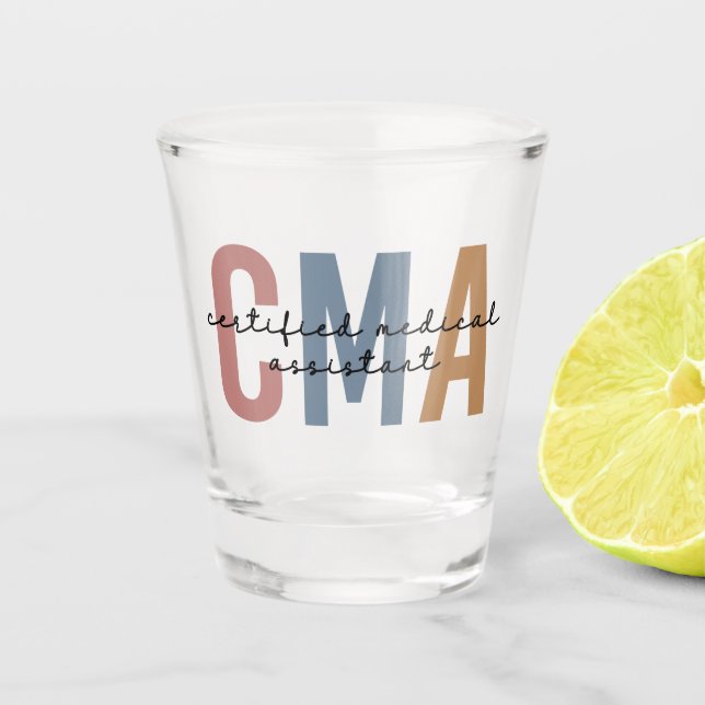 Copo De Shot Assistente médico certificado CMA (Frente)