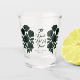 Copo De Shot Até que a Morte nos Separe Rosa Verde Casamento Gó