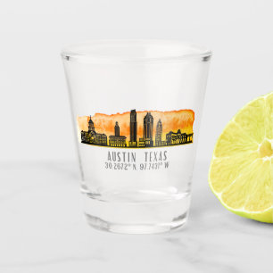 Copo De Shot Austin Skyline Latitude