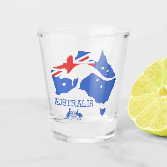 Copo De Shot Austrália (Frente)