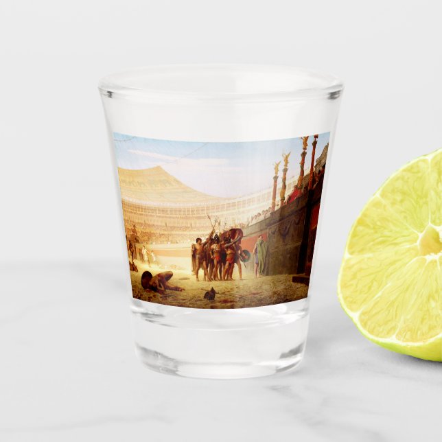 Copo De Shot Ave César de Jean-Léon Gérôme (Frente)
