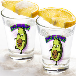 Copo De Shot Avo Brains Zombie Avocado