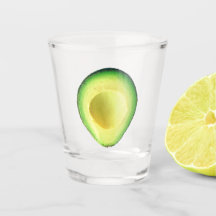 Avocado Aguacate Green Shot glass