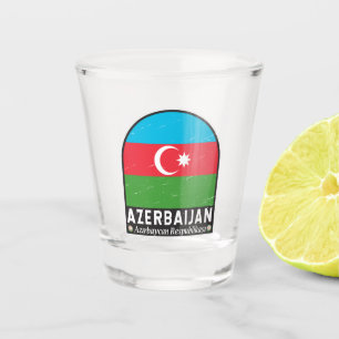 Copo De Shot Azerbaijão: Emblema em desolação 