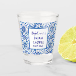 Copo De Shot Azulejos Portugueses Chá de panela Azul Mediterrân