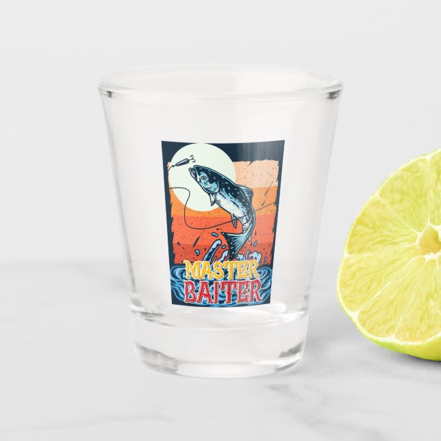 Copo De Shot Bacano-Mestre-Pesca (Frente)