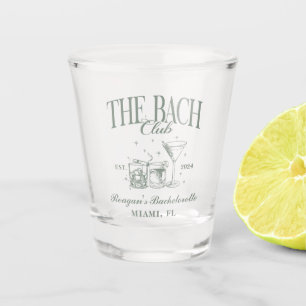 Copo De Shot Bach Club Personalizado Bachelorette Retro Cocktai