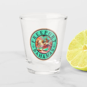 Copo De Shot Bahamas Bahamas Sunset Viagem Souvenir 1950