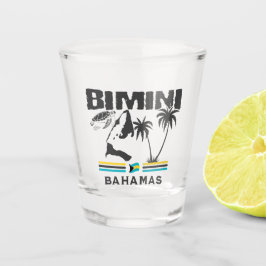Copo De Shot Bahamas Souvenir Gift: Independência de Bimini Bah