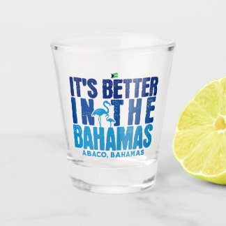 Copo De Shot Bahamas Souvenir Presente: Abaco Bahamas É Melhor