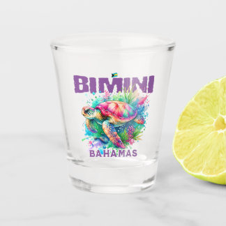 Copo De Shot Bahamas Souvenir Presente: Bimini Bahamas Tartarug