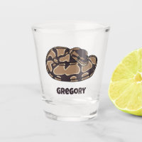 Ball Python Cobra, Brown e Tan Personalizados