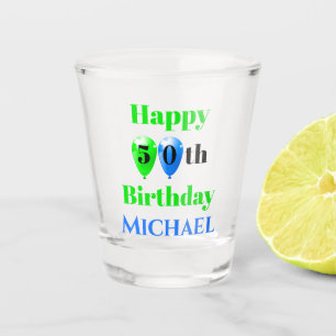 Copo De Shot Balões de Aniversário Bonitos Adicionar Idade do