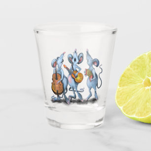 Copo De Shot Banda Romântica Engraçada - Desenho Animal de Ca