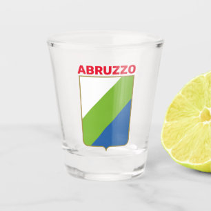 Copo De Shot Bandeira Abruzzo (Itália)