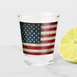 Copo De Shot Bandeira Americana