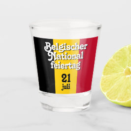 Copo De Shot Bandeira Belgischer Nationalfeiertag Belga
