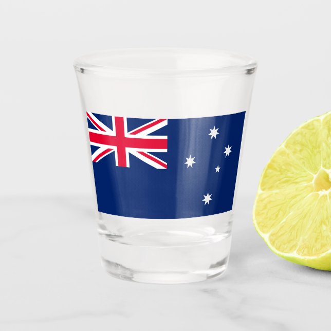 Copo De Shot Bandeira da Austrália (Frente)
