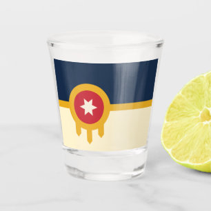 Copo De Shot Bandeira da cidade de Tulsa