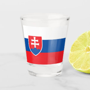 Copo De Shot Bandeira da Eslováquia