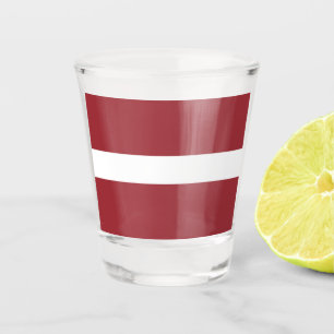 Copo De Shot Bandeira da Letónia